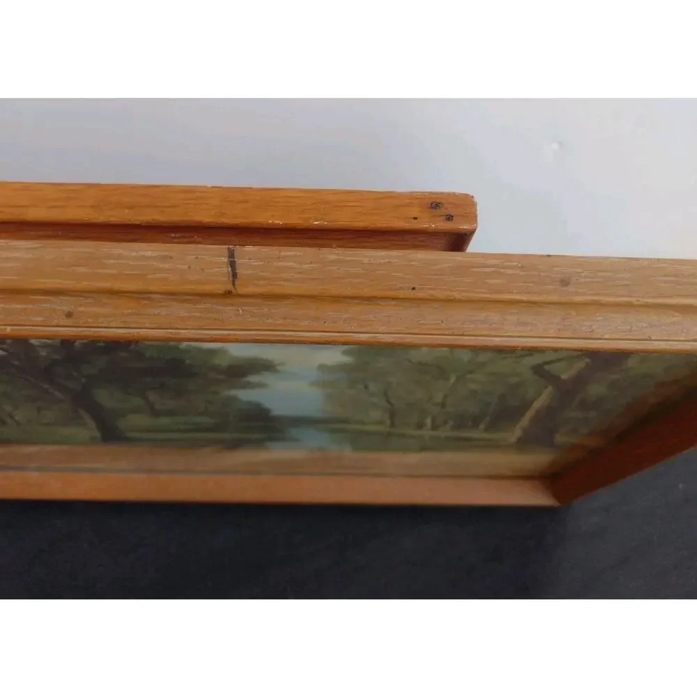 Vintage Wooden Art Frames, Set Of Three 15x11